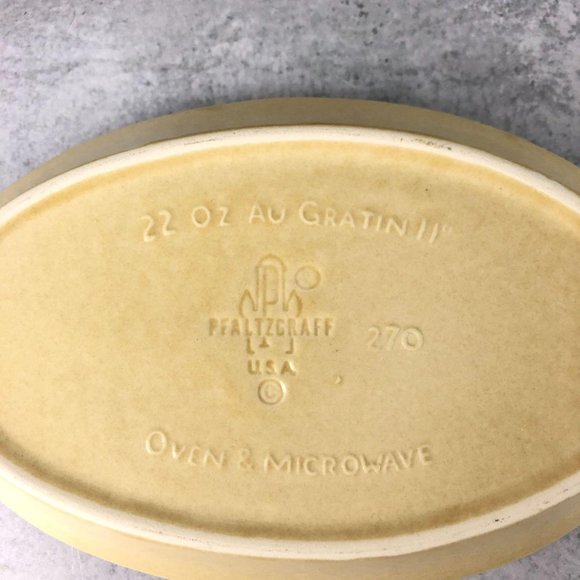 Vintage Pfaltzgraff Au Gratin 22oz #270 Village - Picture 7 of 10